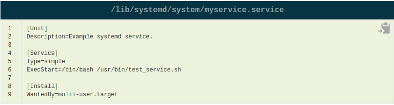 writing service files for systemd