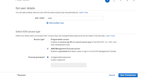 aws s3 bucket user policy