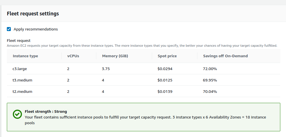 launch and configure AWS spot instance