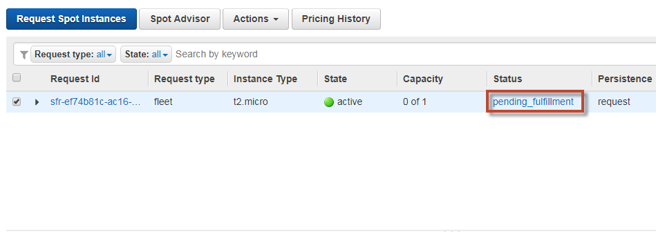 launch and configure AWS spot instance