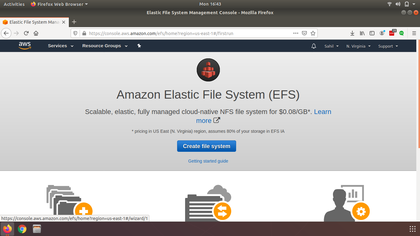 AWS Elastic File Storage & How to create it