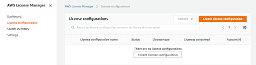 AWS License Manager