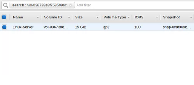 Extend EBS disk space of AWS EC2 Instance