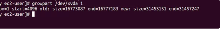Extend EBS disk space of AWS EC2 Instance