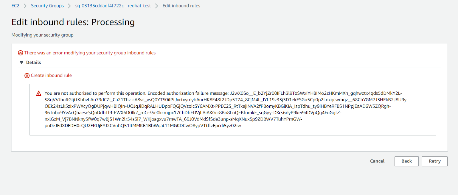 EC2: Manage Security Groups with help of JSON policy