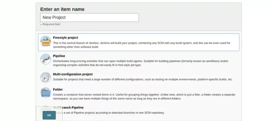 Add project name details in jenkins job creation process