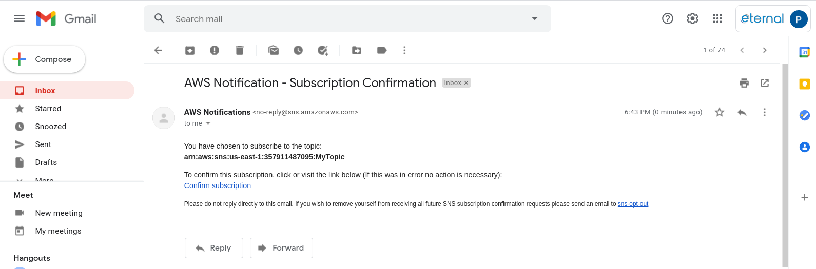 AWS CodeCommit Repository That Triggers Email Notifications