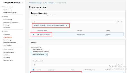 Run Command Remotely on EC2 instance