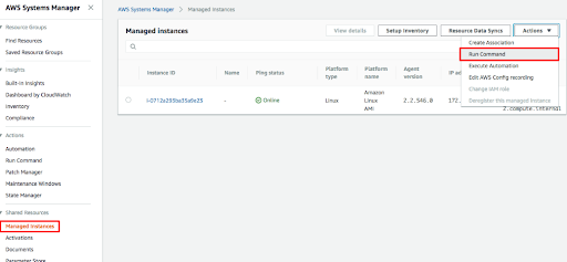 Run Command Remotely on EC2 instance