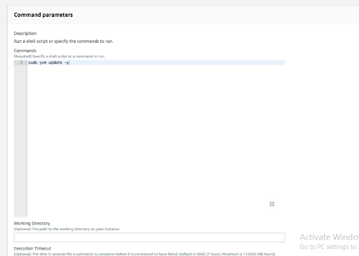 Run Command Remotely on EC2 instance