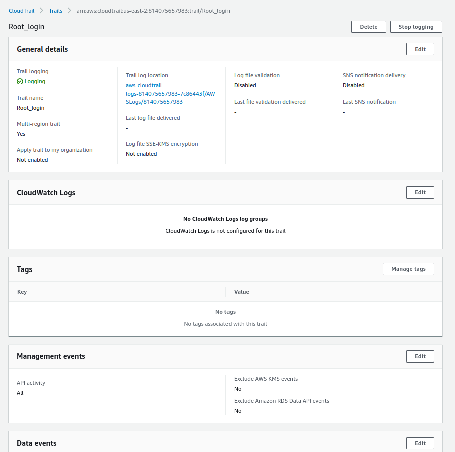 AWS Root login Alert