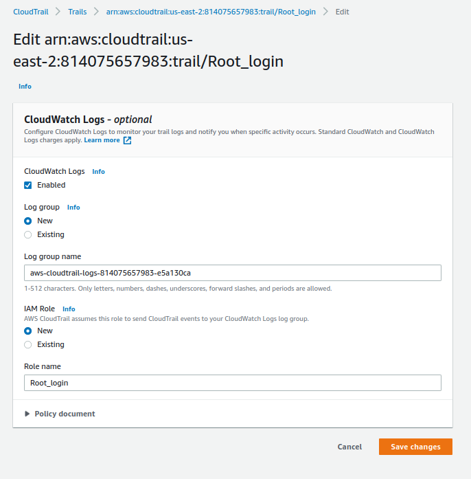 AWS Root login Alert