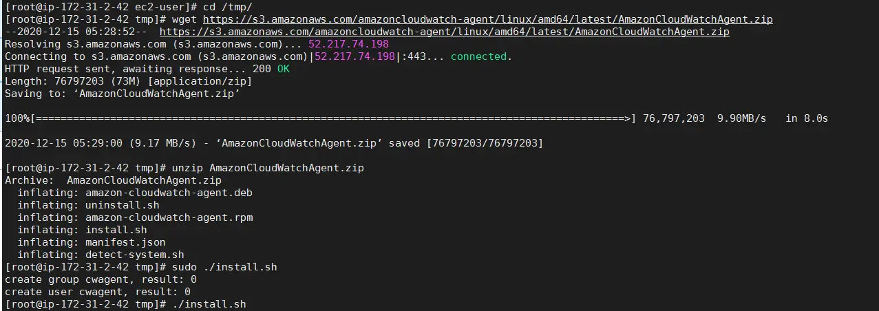 Custom Cloud watch Metrics for AWS EC2 Instance