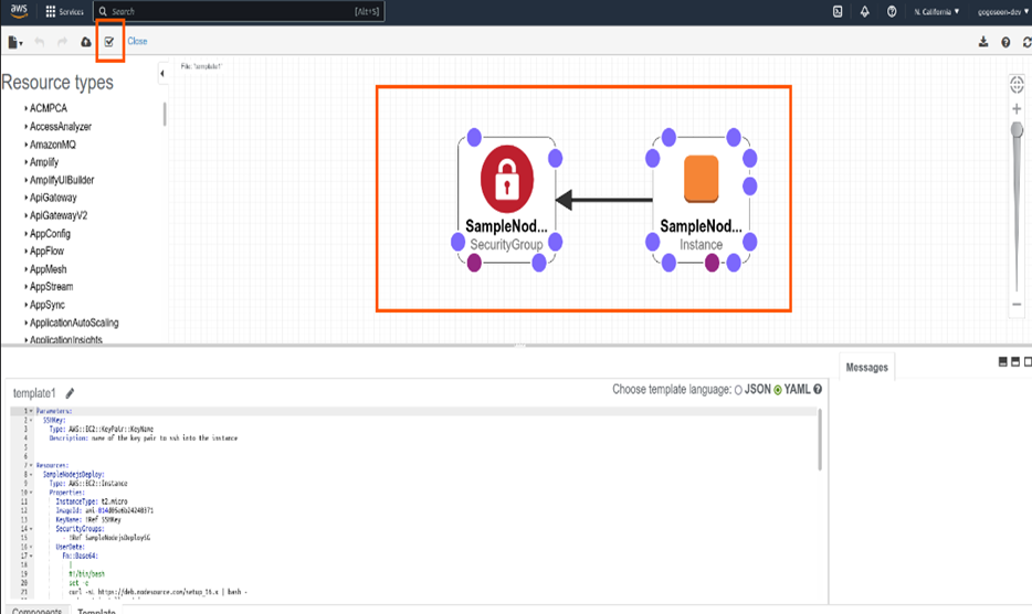 node js cloud formulation template